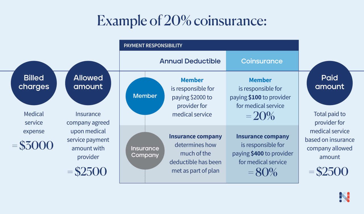 Example of 20% Coinsurance